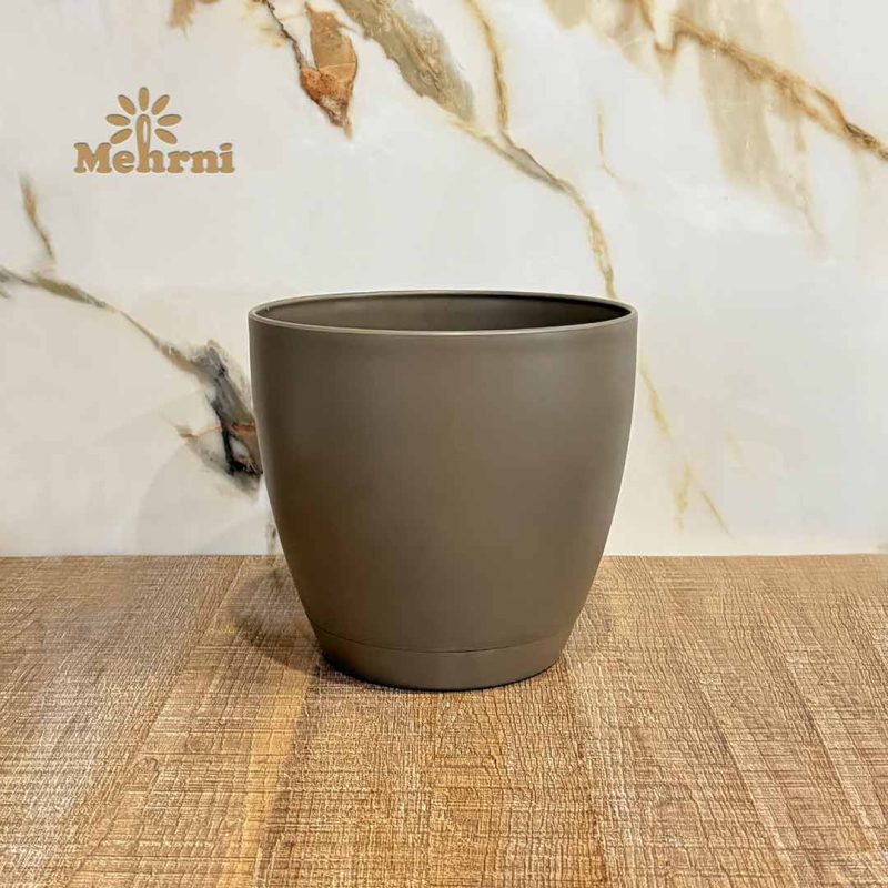 Curved round pot 101/25