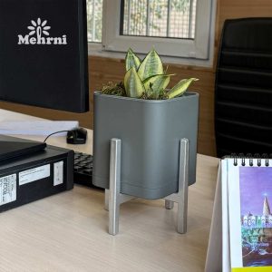 گلدان مکعبی دهنه 12.5 سانتیمتر (کد 104/12.5B)