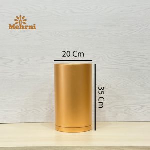 گلدان استوانه بلند دهنه 20 سانتیمتر(کد 123/20)