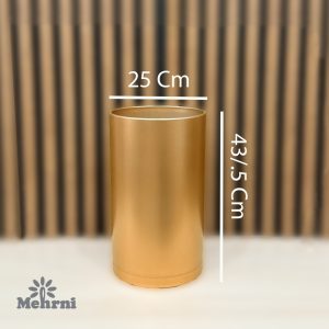 گلدان استوانه دهنه 25 سانتیمتر(کد 123/25)
